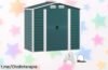Caseta de jardín Outsunny con puertas correderas y candado, el chollazo ideal para mantener todo ordenado y a salvo. ¡Solo por tiempo limitado! Tu espacio lo merece.