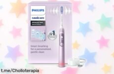 Cepillo de dientes eléctrico Philips Sonicare AdvancedClean con sensor inteligente a un precio loco, limpia tus dientes y cuida encías. ¡No dejes escapar este ofertón!