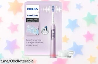 Cepillo de dientes eléctrico Philips Sonicare AdvancedClean con sensor inteligente a un precio loco, limpia tus dientes y cuida encías. ¡No dejes escapar este ofertón!