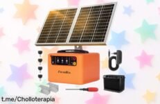 Cercado eléctrico solar para ganado con batería integrada, súper ofertón que protege a tus animales en cualquier clima. ¡No dejes pasar esta oportunidad única!
