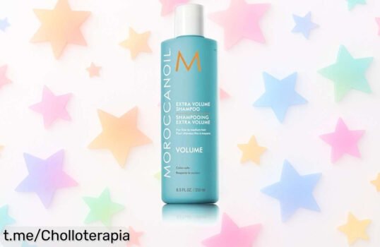 Champú extra volumen Moroccanoil que transforma tu pelo en segundos y ahora ¡a precio de escándalo! No te quedes sin darle ese brillo especial a tu melena, compra ya.