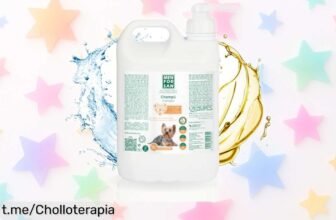 Champú para perros MENFORSAN en garrafa de 5 litros, cuidado diario con aceite de visón a precio loco. Dale brillo y vitalidad al pelaje ¡No dejes escapar esta oportunidad!