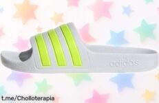 Chanclas para niños adidas Adilette Aqua, fáciles de poner y súper resistentes, no te pierdas este descuentazo que hará feliz a tu pequeño en cada paso.