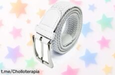 Cinturón trenzado elástico Glamexx24 unisex: diseño moderno que se adapta a cualquier pantalón y ahora ¡con precio de escándalo! No lo dejes pasar, es tu oportunidad para brillar.