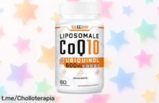 Coenzima Q10 liposomal ubiquinol, 60 cápsulas blandas de 600 mg: ¡un ofertón antioxidante que no puedes dejar escapar! Tu salud te lo agradecerá.