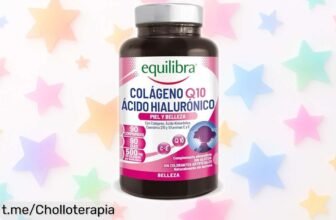 Colágeno Equilibra con Q10 y ácido hialurónico, el chollo que tu piel necesita para lucir firme y radiante; ¡aprovecha este precio loco antes de quedarte sin él!