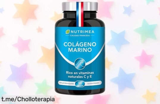 Colágeno marino hidrolizado Nutrimea en cápsulas: ¡resultados suaves y visibles a precio increíble que no puedes dejar pasar!