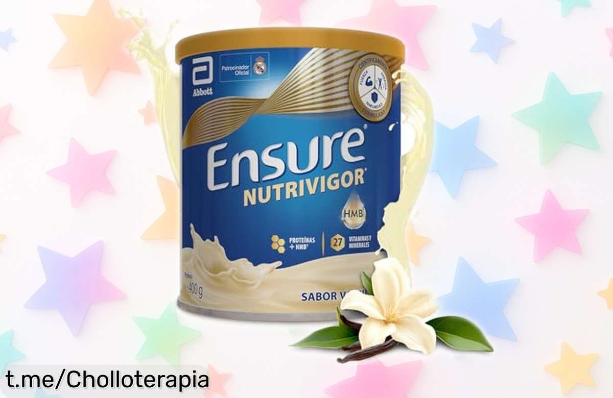 Complemento health Ensure Nutrivigor de 400 g, un sabor de vainilla irresistible a precio escándalo: energía y fuerza para tu día sin complicaciones. ¡No te quedes sin provarlo!