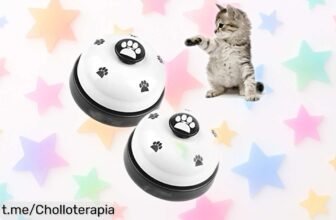 Comunicación fácil y divertida: Campanas de entrenamiento para perros y gatos Yeenano, ¡mejora la conexión con tu mascota a un precio rebajado que no puedes dejar pasar!