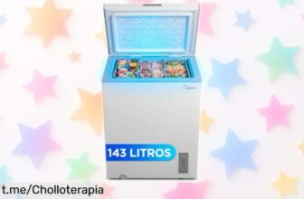 Congelador pequeño MIDEA Arcon de 143L, silencio total y frío hasta 100 horas sin enchufe: el ofertón que hará felices a tus alimentos. ¡No te quedes sin él!