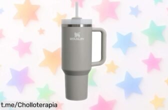 Consigue la espectacular botella Stanley Quencher 1.2L y mantén tu agua helada hasta 48h, auténtico precio de ganga que no puedes dejar pasar y te hará disfrutar cada sorbo.