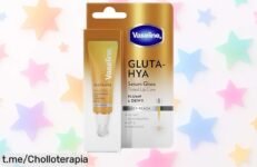 Consigue labios de ensueño con Vaseline Sérum Labial GlutaHya Juicy Peach, ahora a un precio increíble, ¡no te quedes sin el brillo que hará sonreír a todos!