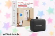 Controla tus aparatos desde el móvil con el pulsador inteligente SwitchBot, ¡ofertón irrepetible y fácil de instalar en solo 5 segundos! Conéctalos al instante y siente la magia.