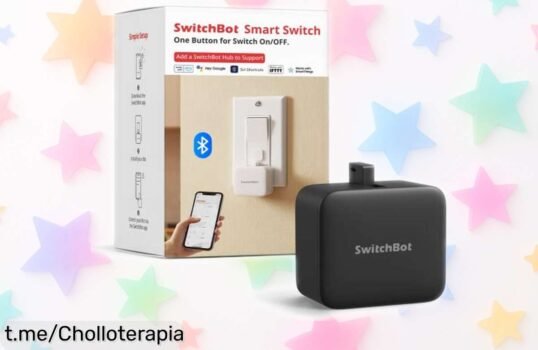 Controla tus aparatos desde el móvil con el pulsador inteligente SwitchBot, ¡ofertón irrepetible y fácil de instalar en solo 5 segundos! Conéctalos al instante y siente la magia.