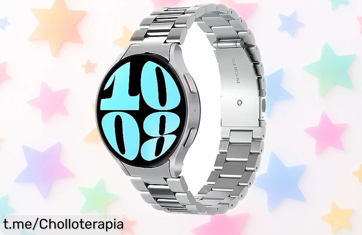 Correa moderna y resistente para Samsung Galaxy Watch 6 de Spigen, con cierre rápido ¡no te pierdas este chollo increíble que tu reloj merece!