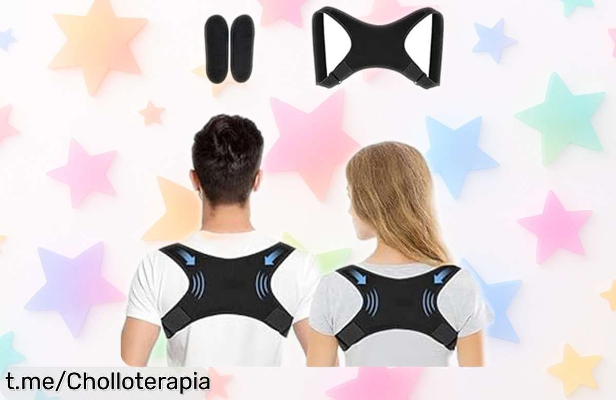 Corrige tu postura y cuida tu espalda con el corrector invisible que todos quieren, ¡un ofertón para sentirte bien sin complicaciones!