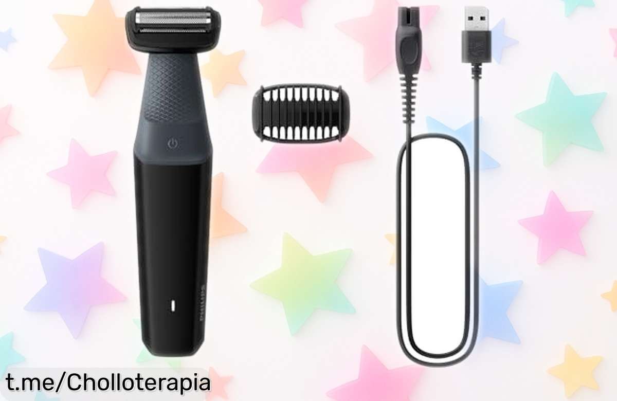 Cortapelos Philips Bodygroom series 3000 a un precio de locura, cuida tu cuerpo y disfruta de la sensación de frescura que te mereces ¡Aprovecha esta oferta antes que se acabe!