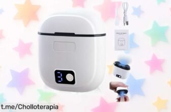 Cortauñas eléctrico recargable con luz LED que hace cortar uñas un juego de niños, ¡aprovecha este precio loco antes de que se acabe y cuida a tu familia sin complicaciones!