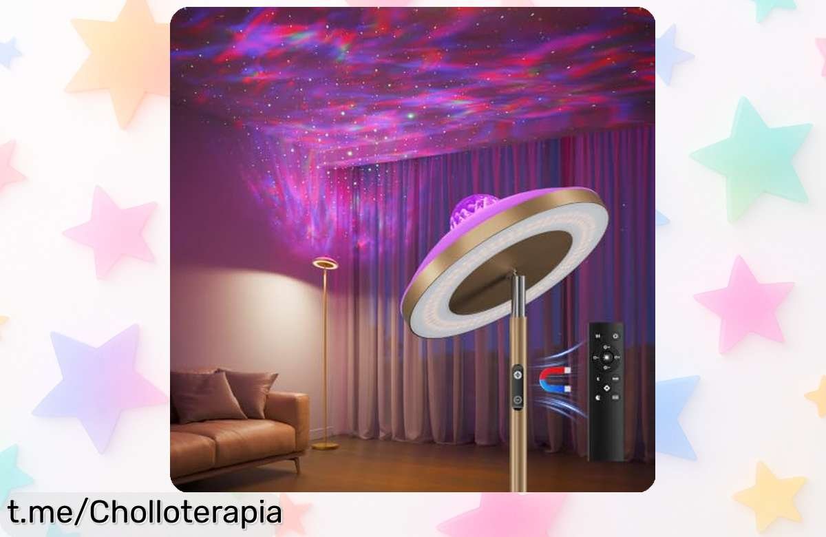 Crea el ambiente perfecto en tu hogar con la lámpara de pie inteligente DUSKTEC, un chollo que iluminará tus noches y llenará de magia tu espacio. ¡No te quedes sin ella!