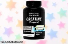 Creatina Creapure Bandini, un super chollo para entrenar más duro y recuperar rápido; ¡no te pierdas la calidad italiana que eleva tu gym al siguiente nivel!