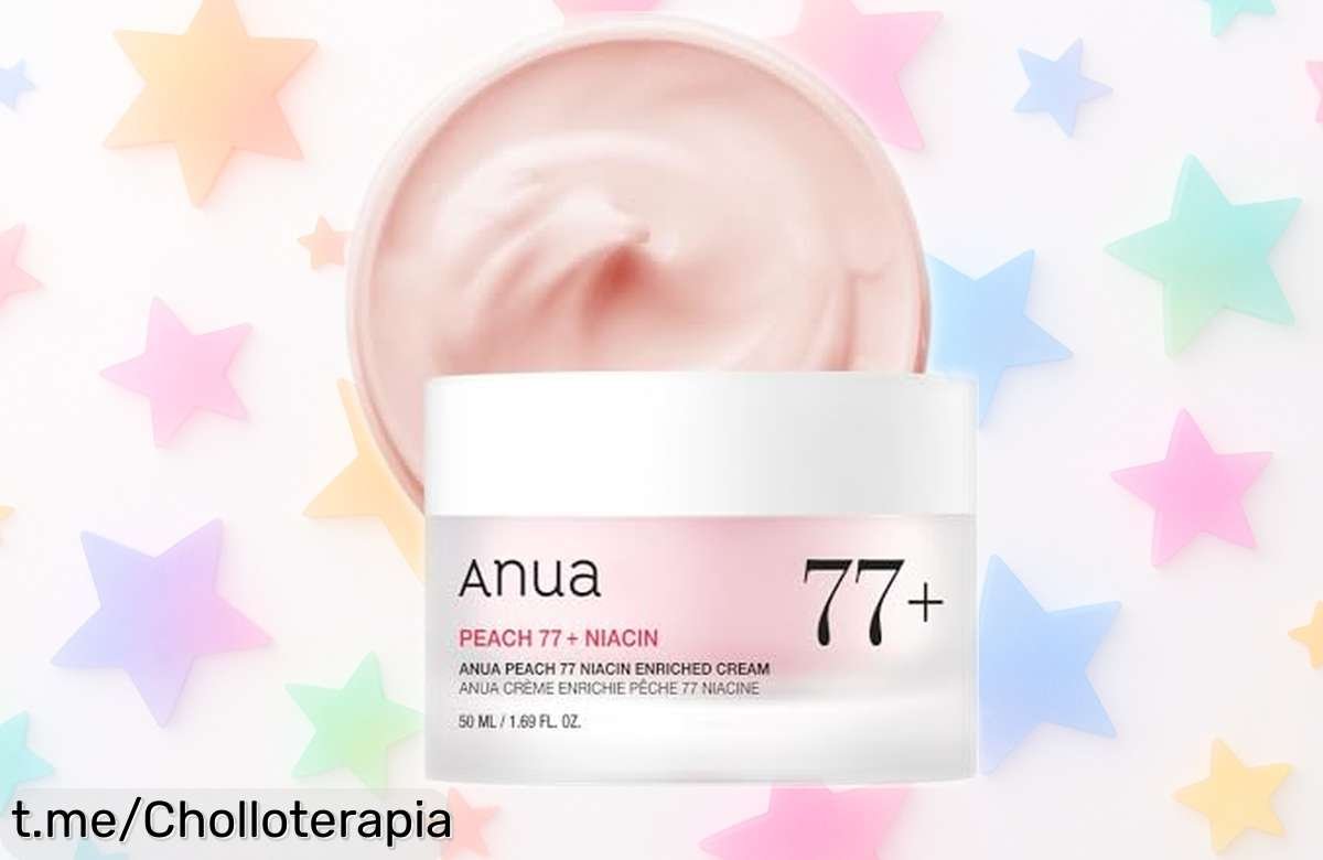 Crema hidratante ANUA Peach con niacinamida a precio loco: piel suave y radiante, ¡no dejes pasar este super chollo que hará brillar tu maquillaje todo el día!