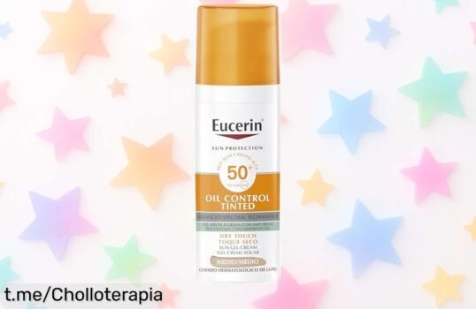 Crema solar facial Eucerin Sun Face Oil Control FPS 50+ a precio loco, controla el brillo y deja tu piel mate; ¡no dejes pasar esta oportunidad única para lucir radiante!