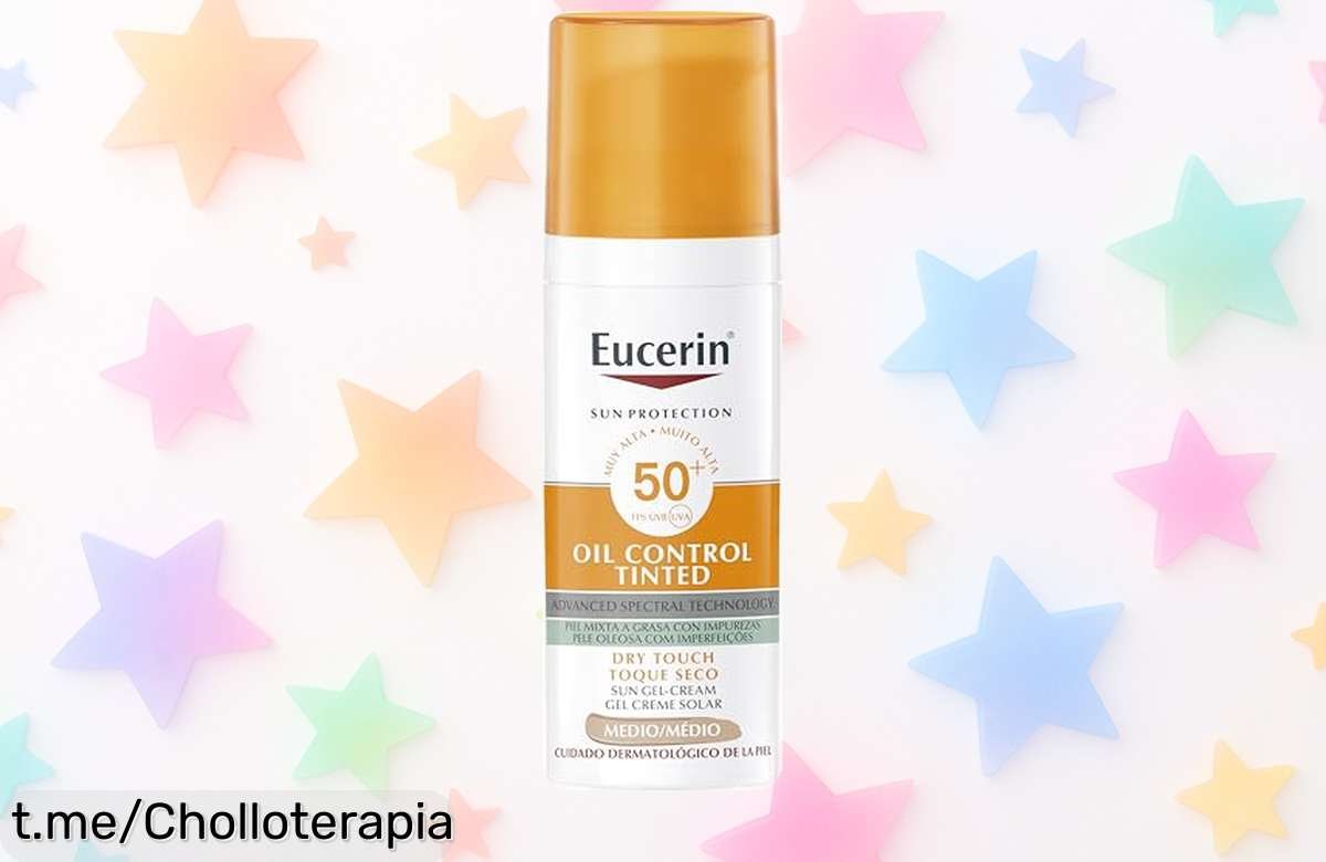 Crema solar facial Eucerin Sun Face Oil Control FPS 50+ a precio loco, controla el brillo y deja tu piel mate; ¡no dejes pasar esta oportunidad única para lucir radiante!