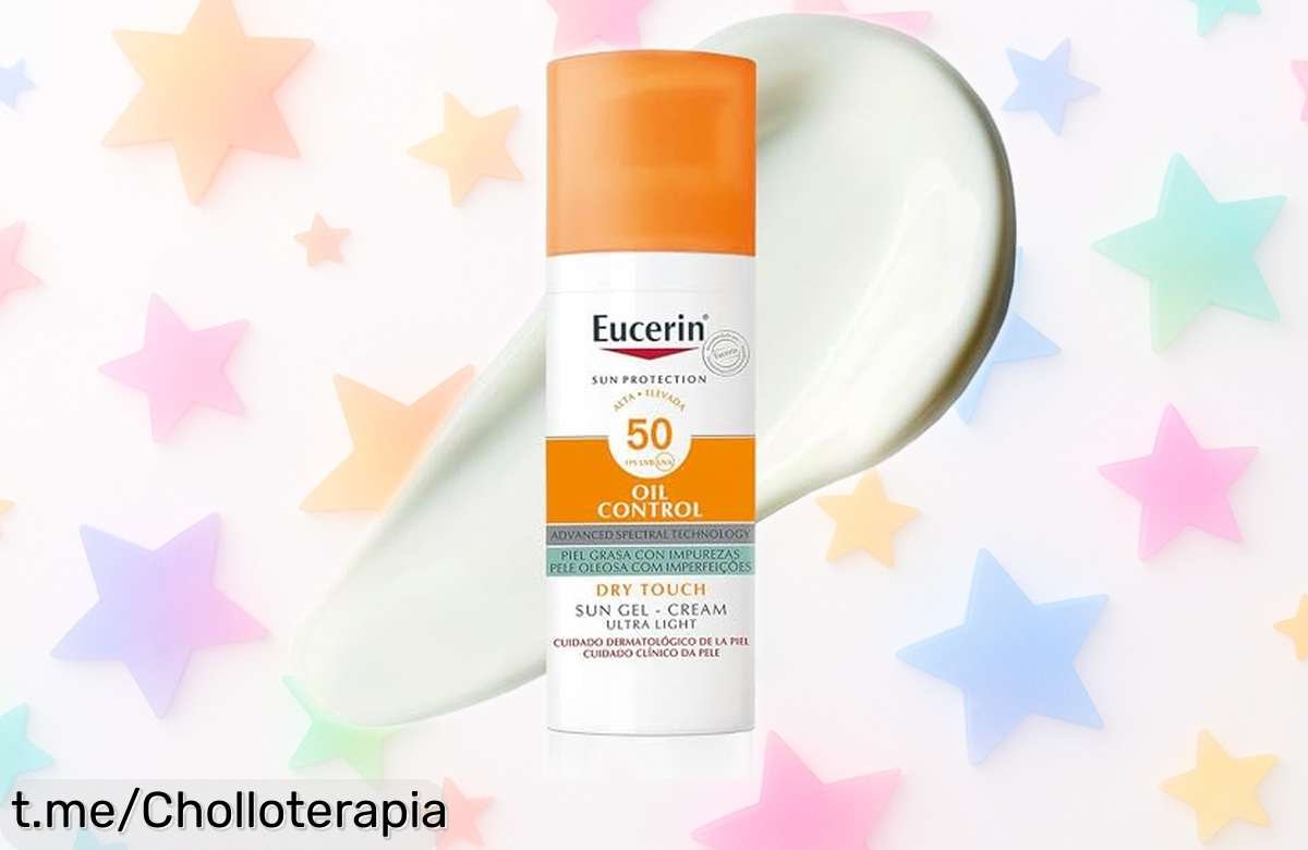 Crema solar facial Eucerin Sun Gel: oferta espectacular para proteger tu piel grasa sin brillos, ¡aprovéchala antes de que se acabe!