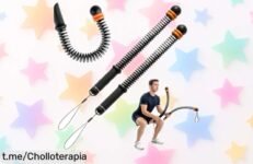 Cuerdas de batalla sin enredos Afenau: potencia tu cardio y fuerza con este chollazo que transforma tus entrenos donde quieras. ¡No te lo pierdas, actúa ya!