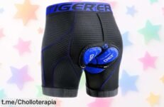 Culotte de ciclismo XTIGER con gel 5D, el compañero perfecto para tus rutas; ¡aprovecha esta oferta brutal y pedalea cómodo como nunca antes!