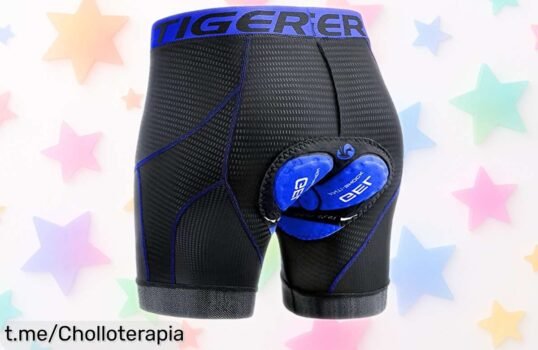 Culotte de ciclismo XTIGER con gel 5D, el compañero perfecto para tus rutas; ¡aprovecha esta oferta brutal y pedalea cómodo como nunca antes!