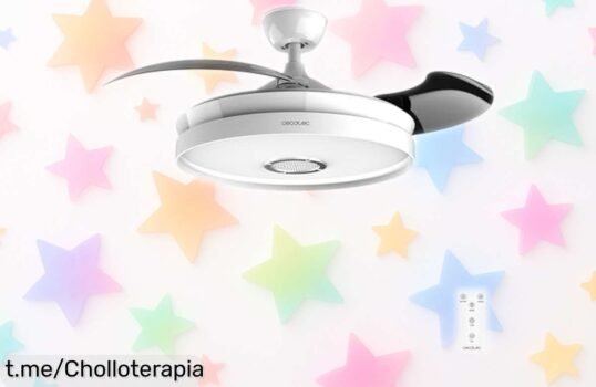 Dale vida a tu hogar con el ventilador de techo Cecotec Energysilence Aero 4360: fresco, elegante y música al instante. ¡Aprovecha este super chollo antes de que volé!