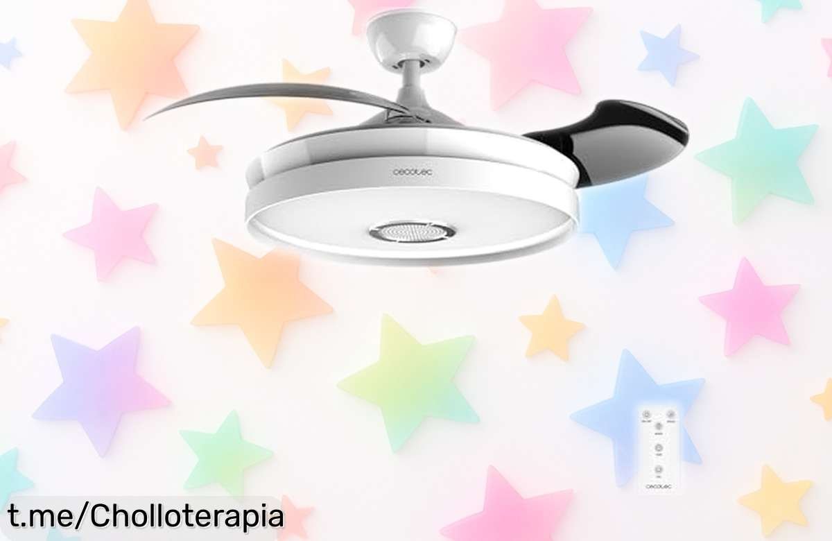 Dale vida a tu hogar con el ventilador de techo Cecotec Energysilence Aero 4360: fresco, elegante y música al instante. ¡Aprovecha este super chollo antes de que volé!