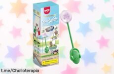 Deliciosa piruleta de uva con música exclusiva Amos que hará vibrar tus fiestas: ¡sorpresa dulce a precio loco, no te la pierdas!