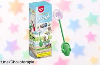 Deliciosa piruleta de uva con música exclusiva Amos que hará vibrar tus fiestas: ¡sorpresa dulce a precio loco, no te la pierdas!