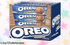 Deliciosas galletas Oreo Gingerbread de jengibre y canela en pack de 16 a un precio regalado que hará vibrar tus meriendas. ¡No te quedes sin probarlas ya!