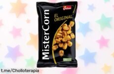 Delicioso maíz frito barbacoa MisterCorn, crujiente y lleno de energía a un precio loco que te dejará alucinado. ¡No dejes pasar esta oportunidad!