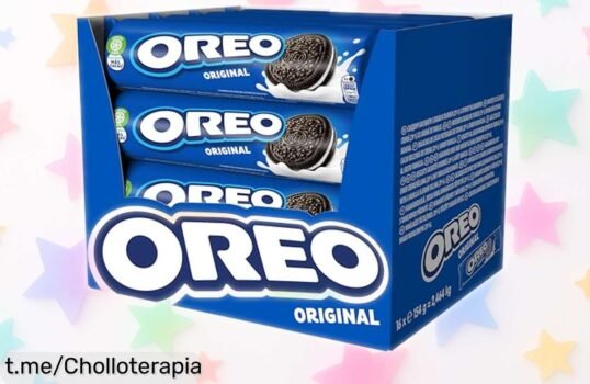 Delicioso pack de 16 galletas Oreo Original al mejor precio, ¡perfecto para sorprender en tus reuniones y disfrutar de meriendas irresistibles!