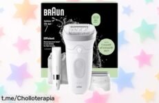 Depiladora eléctrica Braun Silk·épil 7 a precio loco: elimina el vello más corto, deja tu piel suave casi un mes y se adapta al agua. ¡No dejes pasar este super chollo!