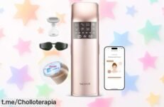 Depiladora láser IPL Trinity iGlow 10 con pantalla de zafiro y frío, ¡rebajada a un precio de escándalo para que digas adiós al vello cómodamente en casa!