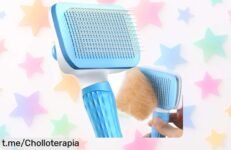 Descubre el cepillo ACE2ACE para perros y gatos: limpia, masajea y cuida con un clic. ¡Llévalo ahora a precio loco antes de que se agote!