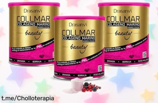 Descubre el colágeno marino Drasanvi en pack de 3 para una piel firme y luminosa con sabor a frutos del bosque, ¡una oferta que no se repite!