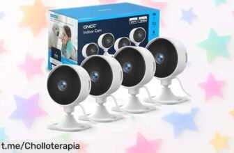 Descubre el espectacular pack de 4 cámaras GNCC GC3 y protege tu hogar con visión Full HD, ¡ofertón que hace temblar a las alarmas caras! Vigilancia ultrasencilla desde tu móvil.