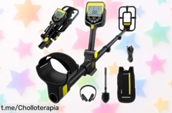 Descubre el incríble detector de metales LOLARAN: ¡horas de búsqueda para encontrar tesoros y en oferta! No te lo pierdas, la aventura espera.