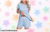 Descubre el pijama de dos piezas UMIPUBO, ligero y fresco como un suspiro, ¡el chollo que necesitas para relajarte en casa! No te lo pierdas o podrías arrepentirte.