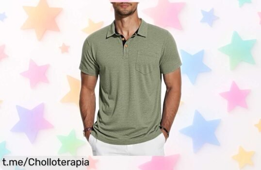 Descubre el polo de hombre TARAINYA, elegante y duradero, un ofertón que no puedes dejar pasar para lucir increíble todos los días. ¡Házte con él antes de que se agote!