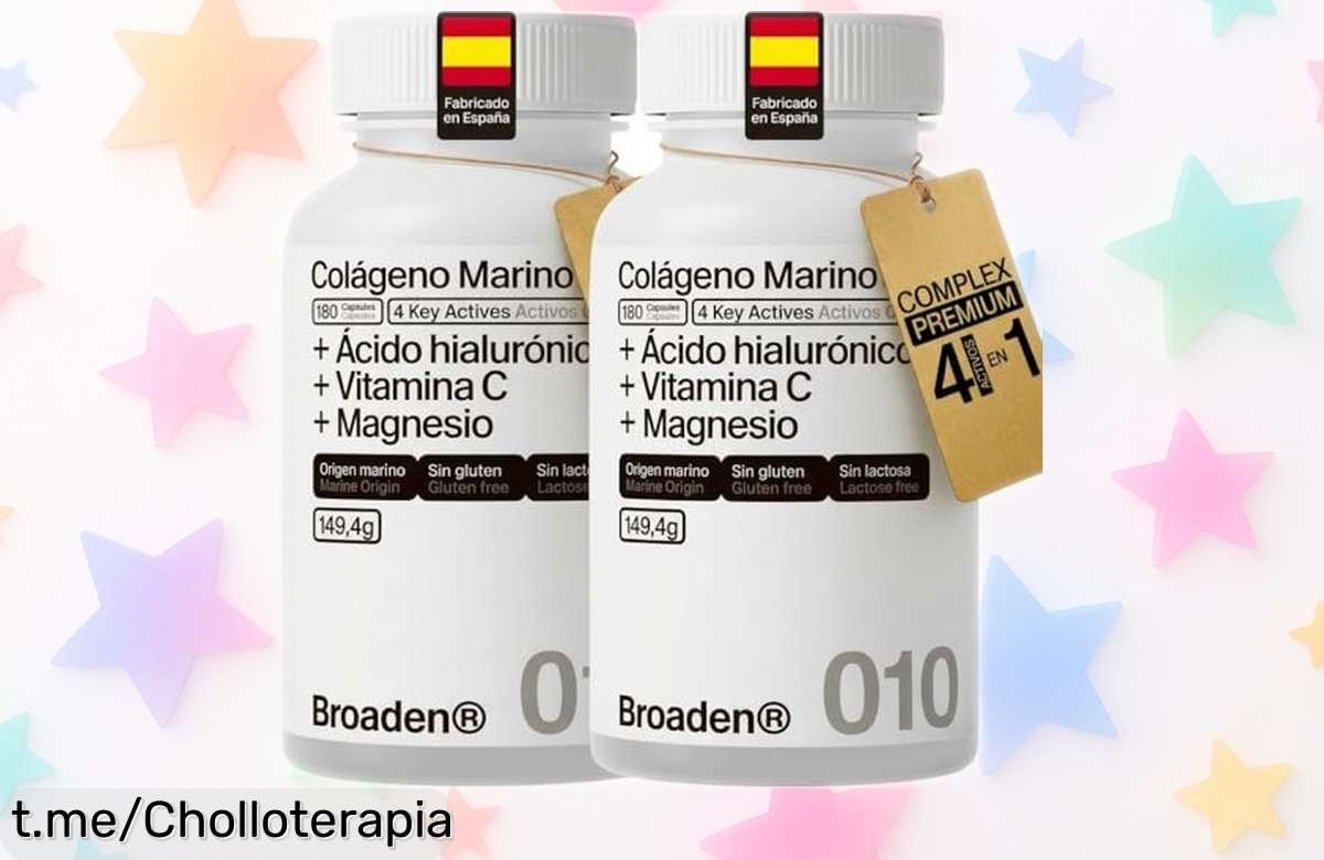 Descubre el super chollo de 360 cápsulas de colágeno COMPLEX: cuida piel, cabello y uñas al mejor precio loco que jamás has visto, ¡dale a tu cuerpo lo que necesita ya!