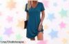 Descubre el vestido de algodón Aseniza para dormir, con toque de encaje y botones, ahora a un precio regalado que no podrás dejar pasar. ¡Vístete tranquila y cómoda ya!
