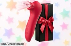 Descubre el vibrador succionador de clítoris con 7 modos y 10 niveles de succión, oferta brutal para disfrutar al máximo ¡No dejes escapar este chollo apasionante!