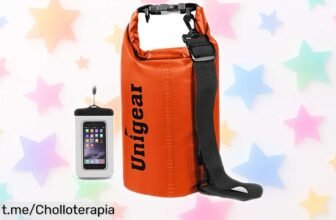 Descubre la bolsa estanca Unigear de 2 a 40 litros, el chollo perfecto para mantener todo seco en playa o montaña. ¡Aprovecha este ofertón y disfruta tus aventuras sin preocupaciones!